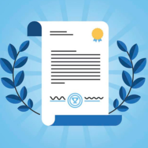 Blue-and-Gold-Elegant-Curved-Certificate-Of-Achievement-Certificate-1-370x340